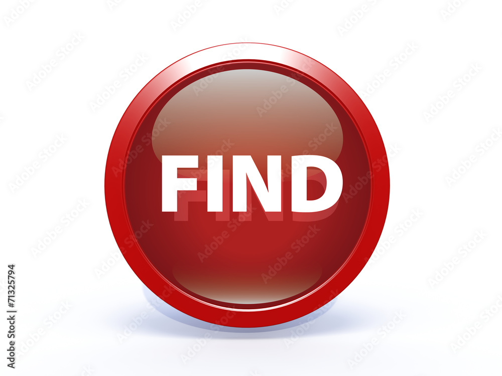 find circular icon on white background find circular icon on white background