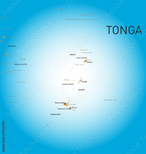 Tonga map photo