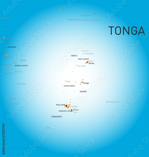 Tonga map