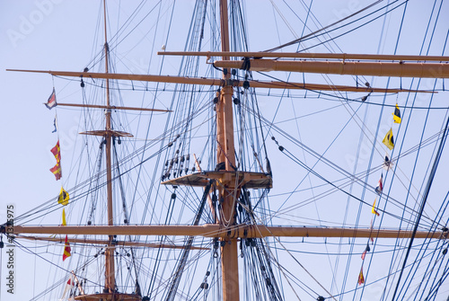 Rigging, HMS Warrior, Portsmouth UK