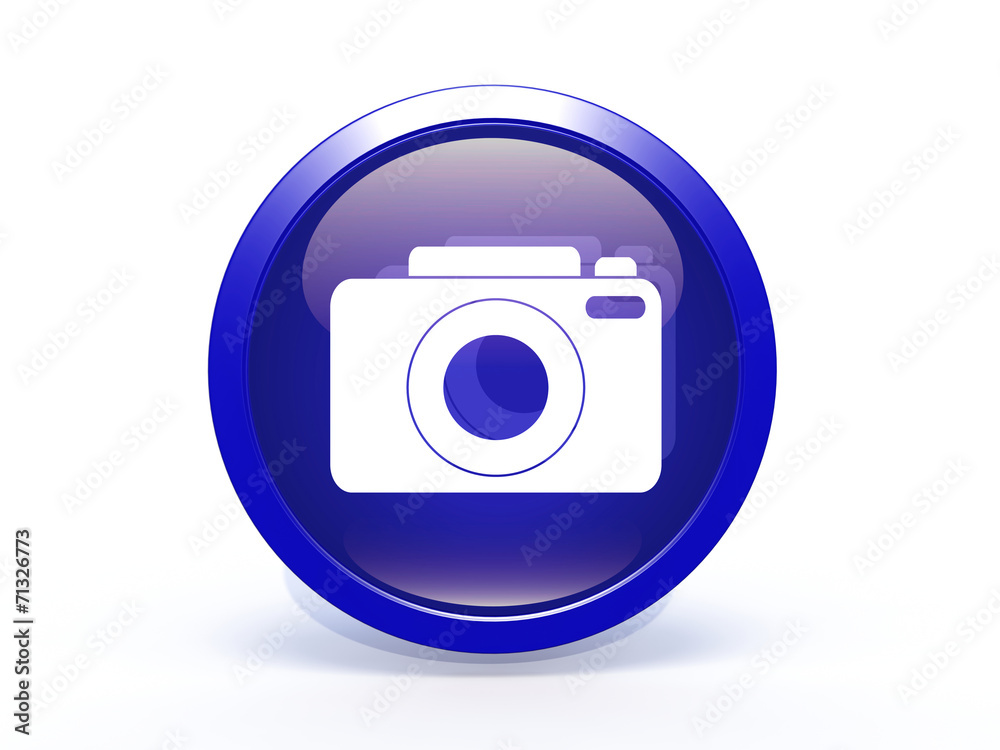 photo circular icon on white background photo circular icon on white background