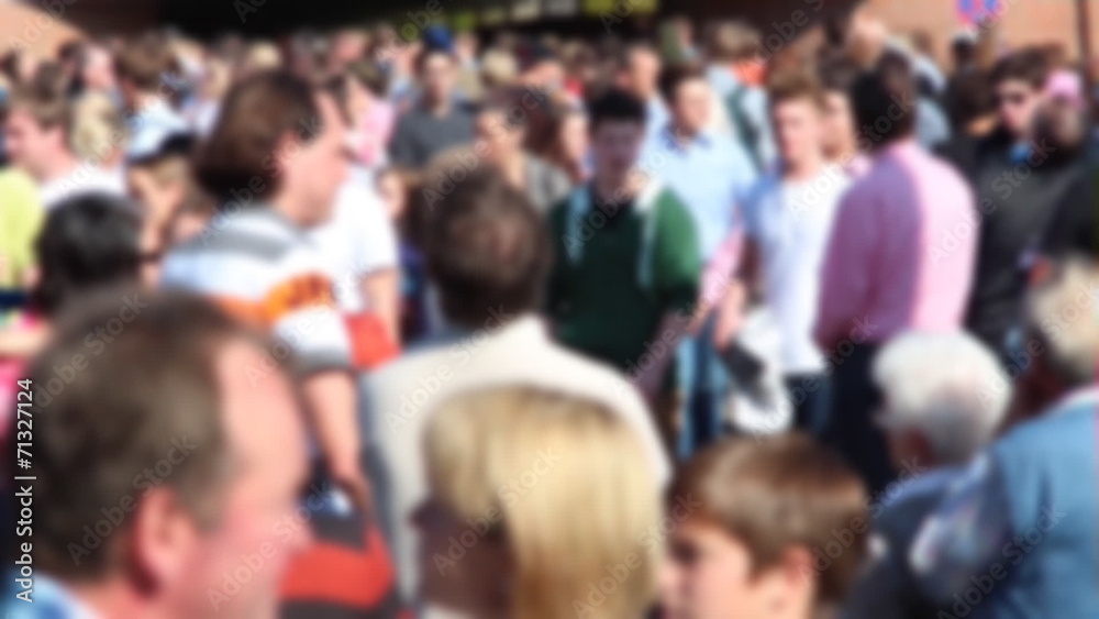 viele Menschen in der Stadt