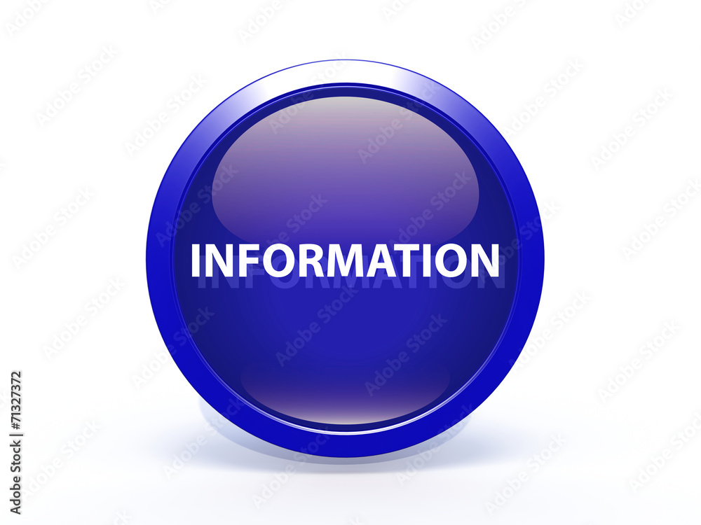 information circular icon on white background information circular icon on white background