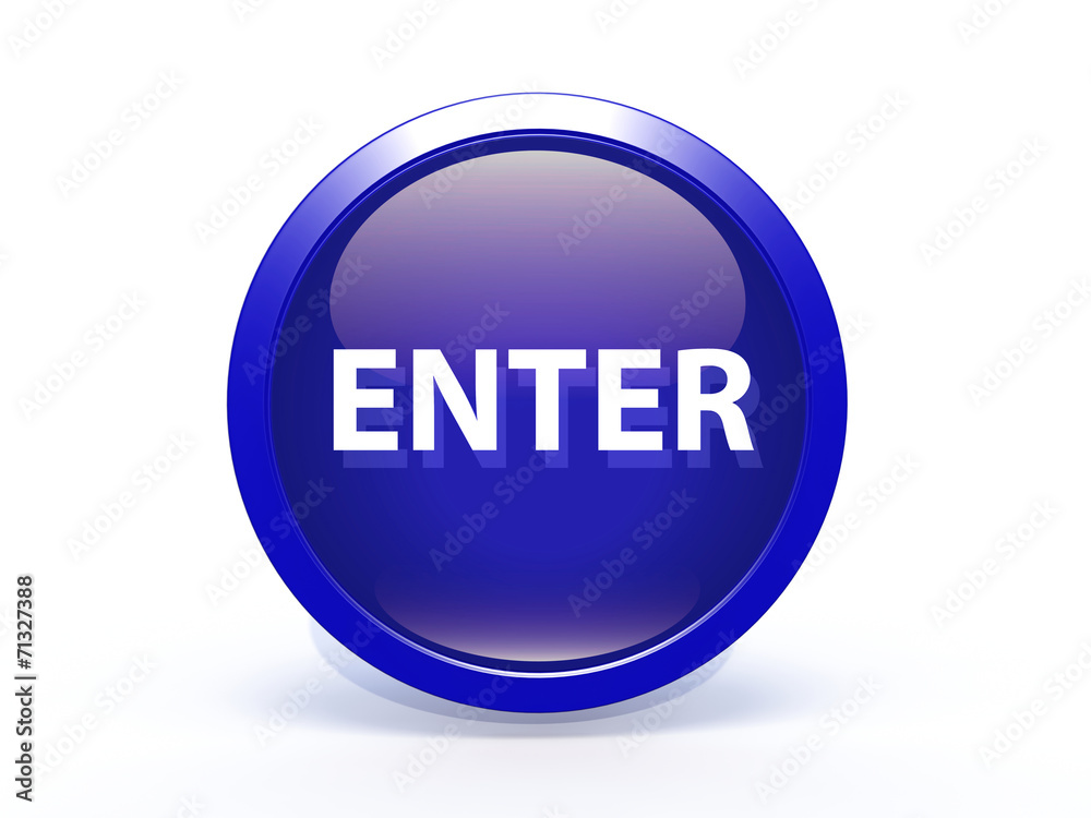 enter circular icon on white background enter circular icon on white background