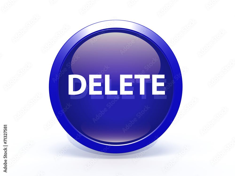 delete circular icon on white background delete circular icon on white background