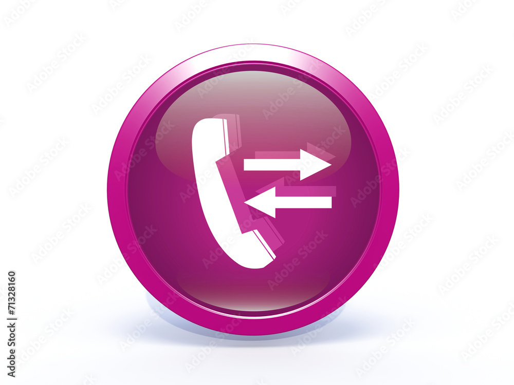 calls circular icon on white background calls circular icon on white background