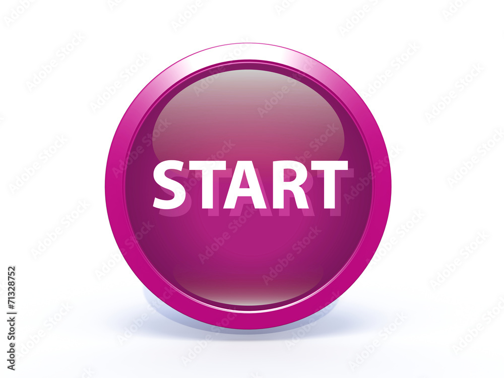 start circular icon on white background start circular icon on white background