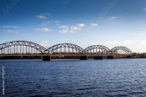 Riga railway bridge, Dzelzceļa tilts © tipak16