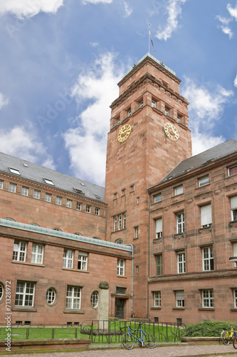 The building of the University in Freiburg