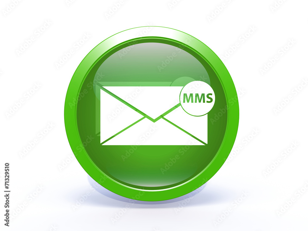 mms circular icon on white background mms circular icon on white background