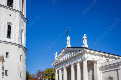 Vilnius Cathedral Stanislaus including bell tower Varpine photo