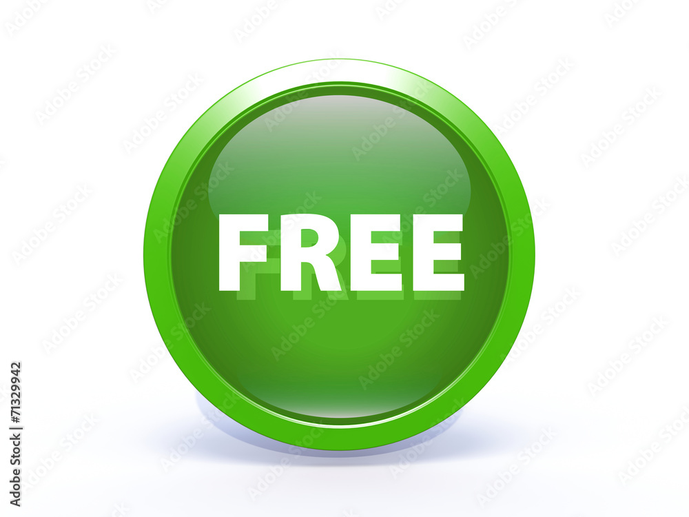 free circular icon on white background free circular icon on white background