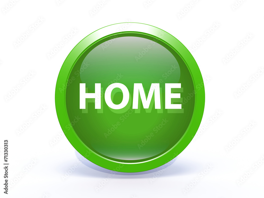 home circular icon on white background home circular icon on white background