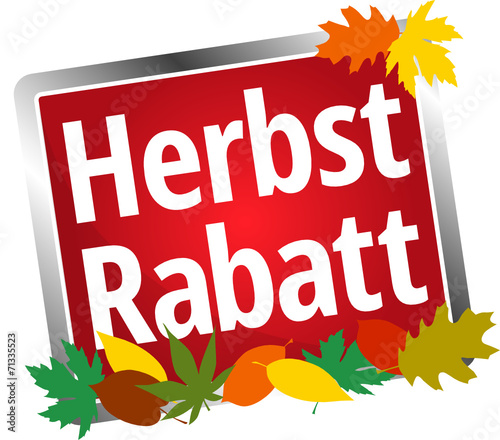 Herbst Rabatt
