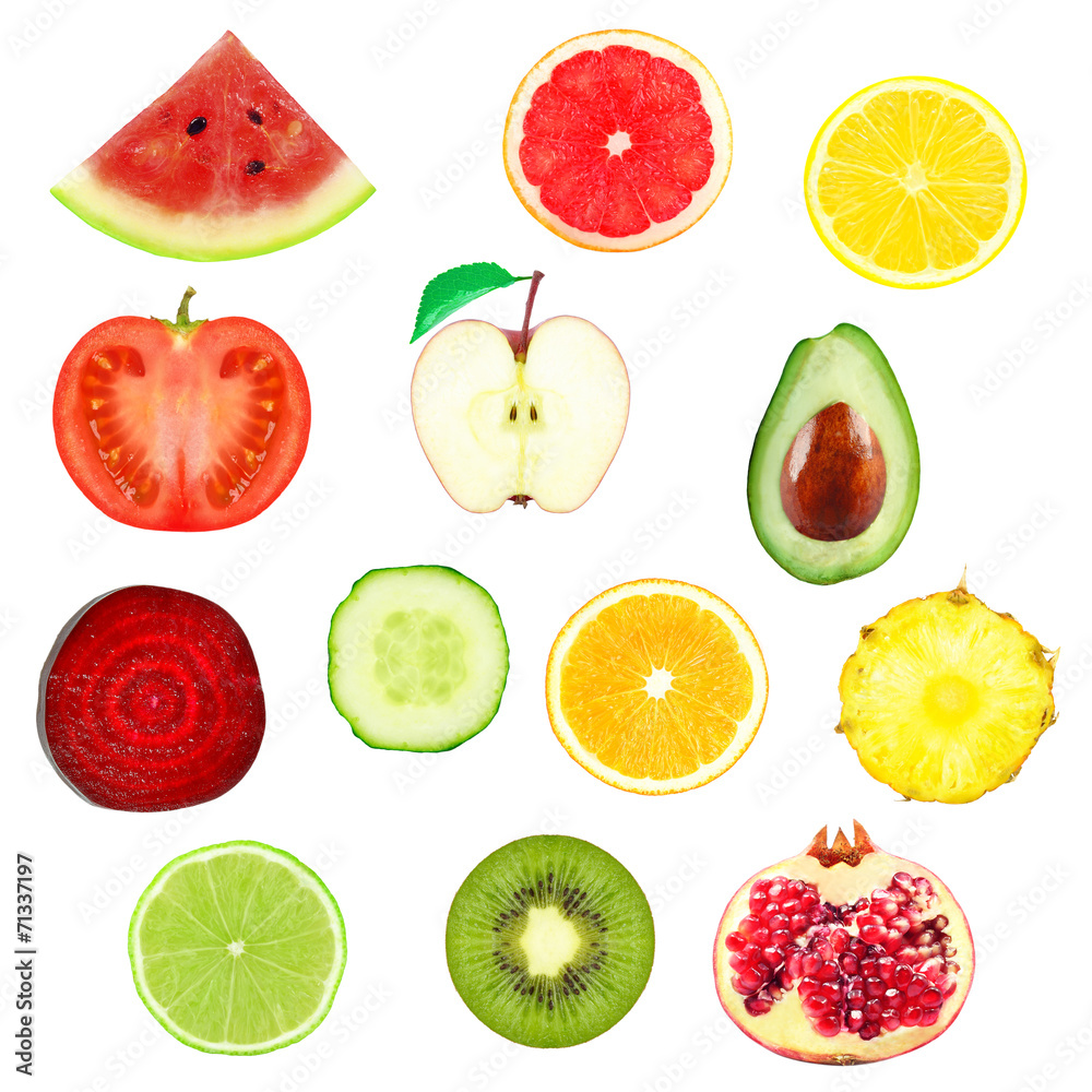 fruit slices fruit slices