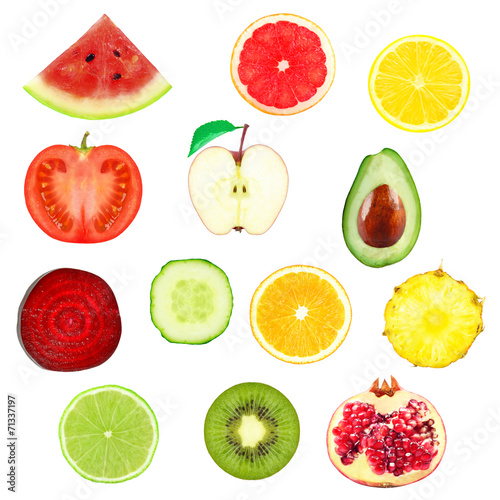 Fototapeta Naklejka Na Ścianę i Meble -  fruit slices