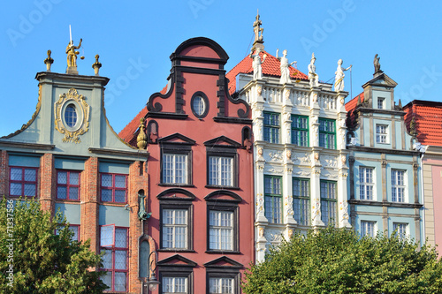 Beautiful architecture of Gdansk