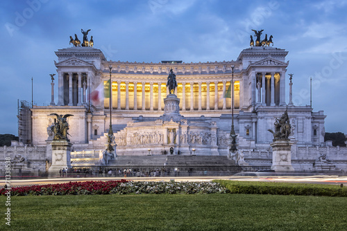 Altare della Patria in Rome Vittoriano Altar of the Fatherland photo