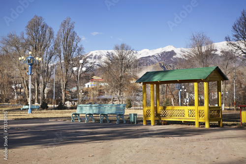 Park in Cholpon-Ata. Kyrgyzstan © Andrey Shevchenko