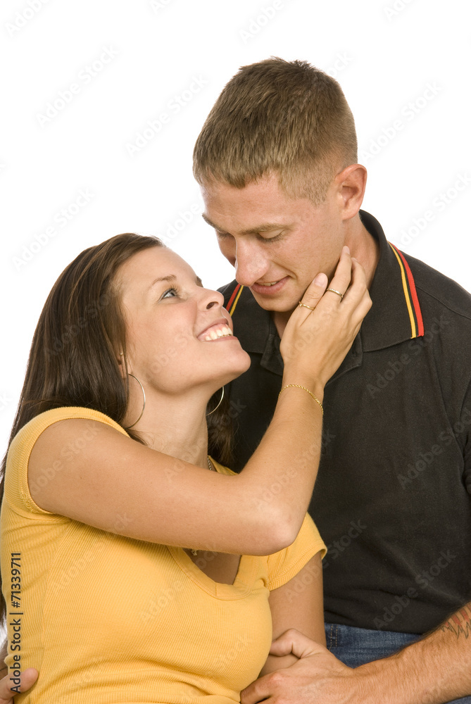 Affectionate Young Couple Affectionate Young Couple