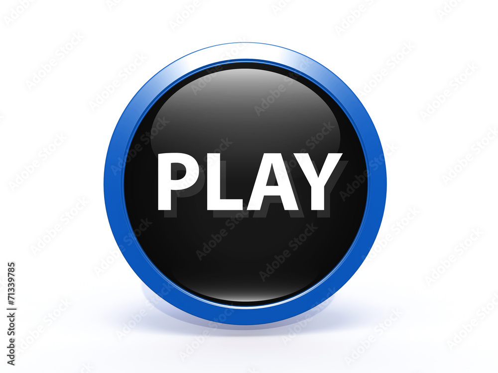 play circular icon on white background play circular icon on white background
