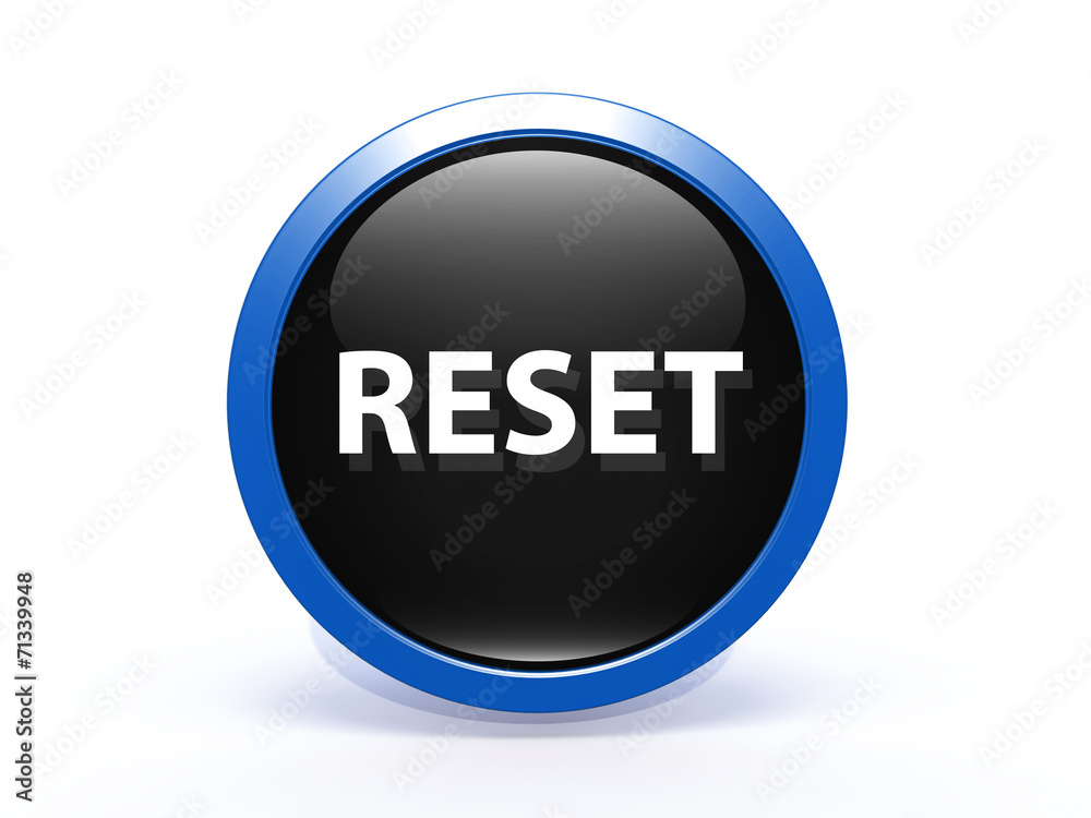 reset circular icon on white background reset circular icon on white background