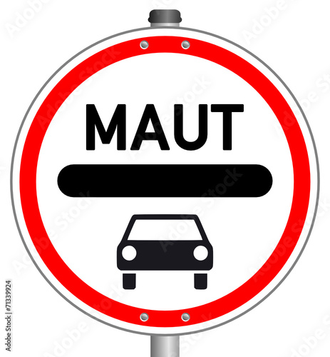 Maut Schild  #141009-svg04