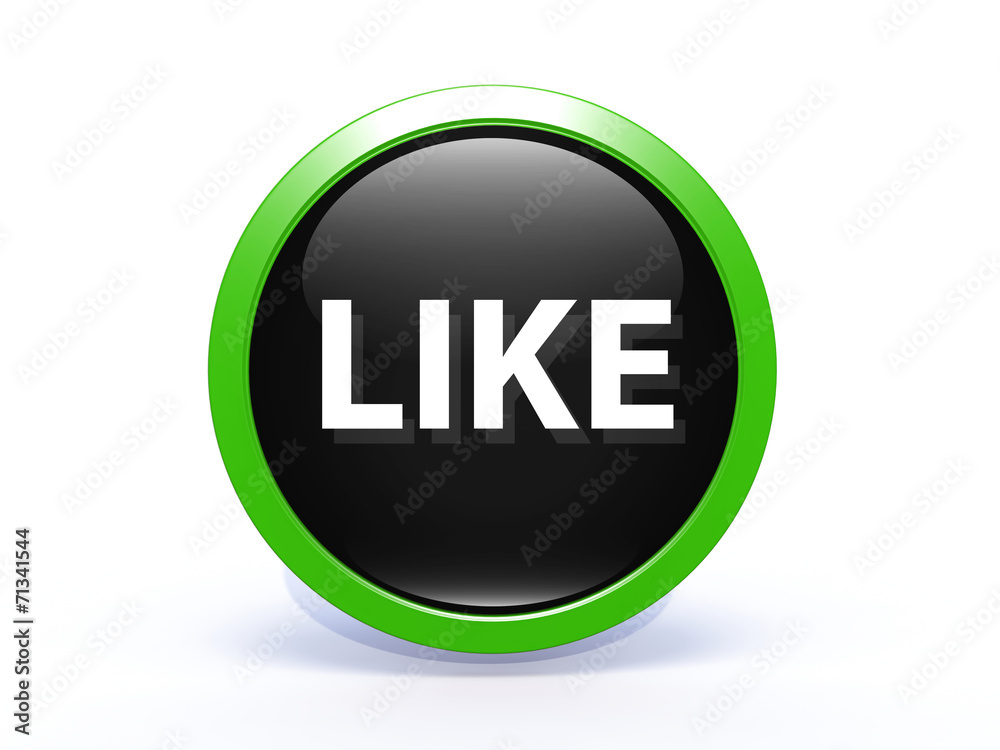 like circular icon on white background like circular icon on white background