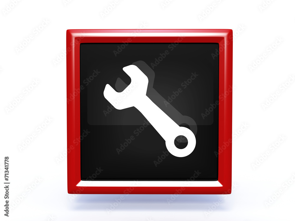 tools square icon on white background tools square icon on white background