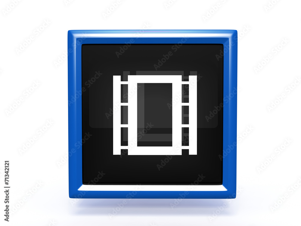 film square icon on white background film square icon on white background