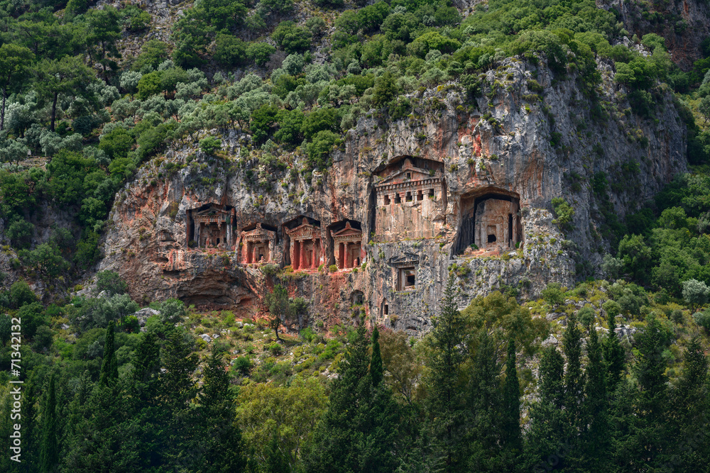 Cave tombs of Kaunos