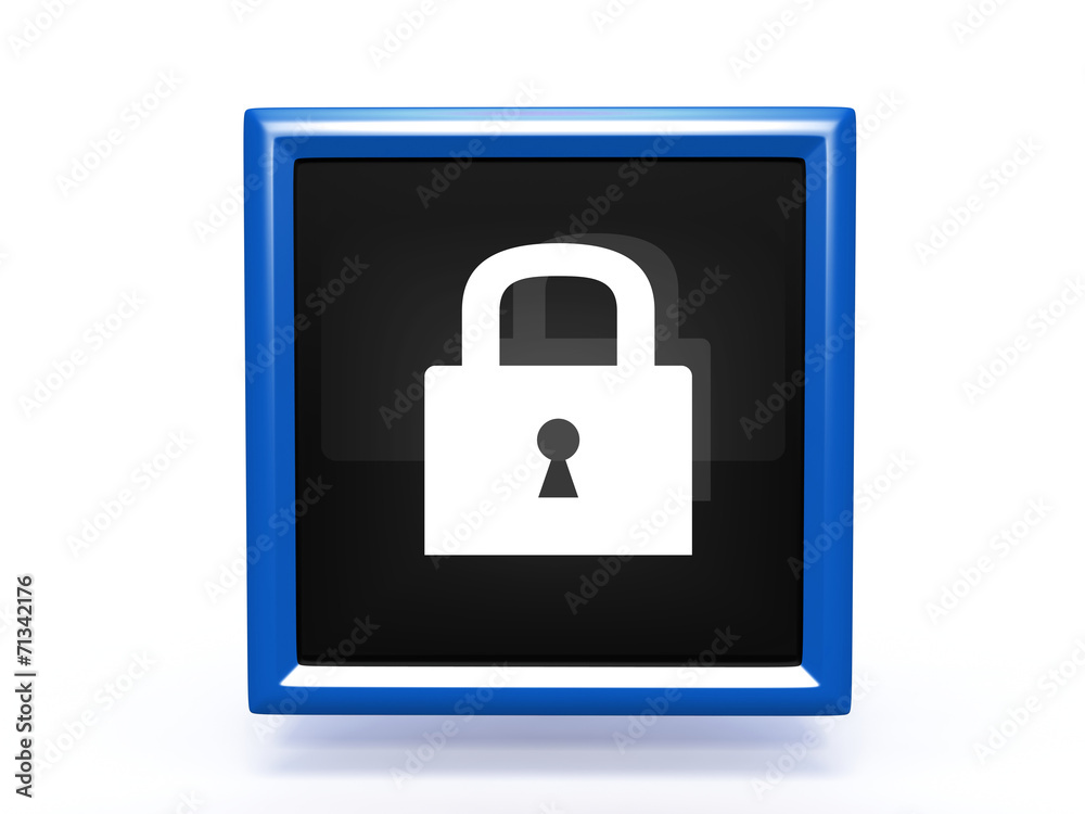 protect square icon on white background protect square icon on white background