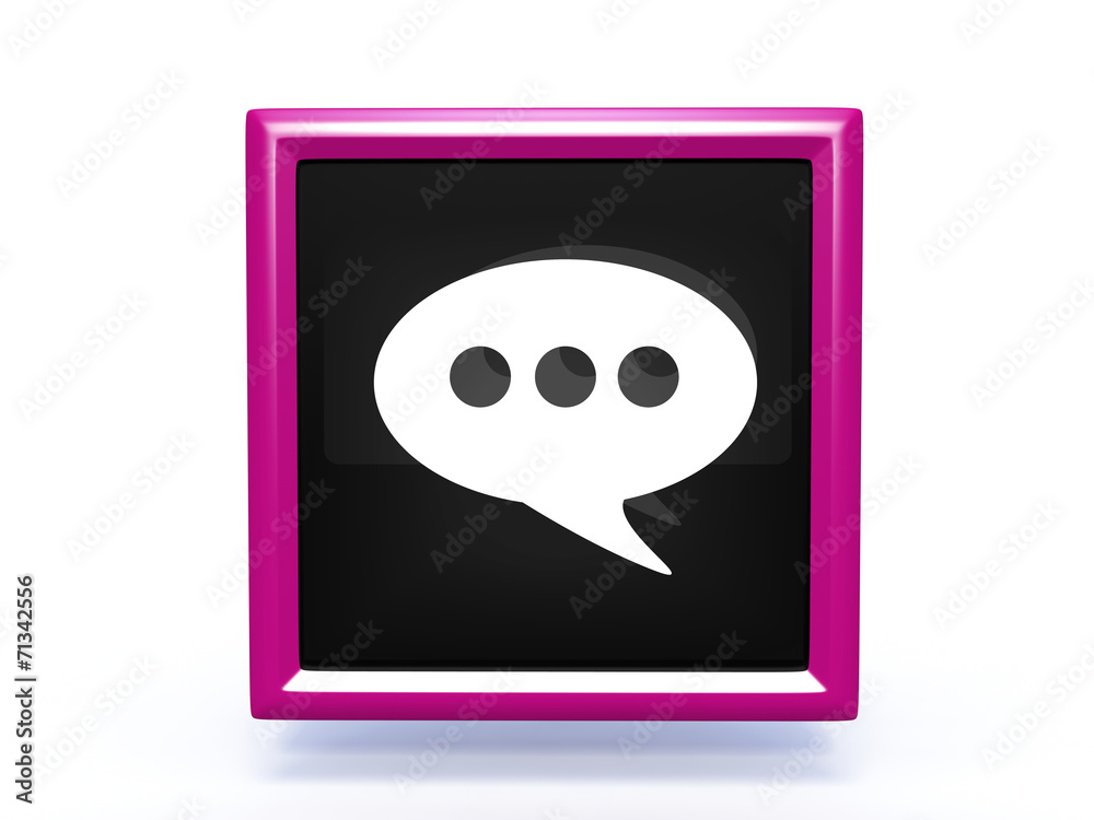 forum square icon on white background forum square icon on white background
