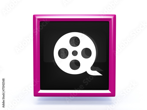 film square icon on white background