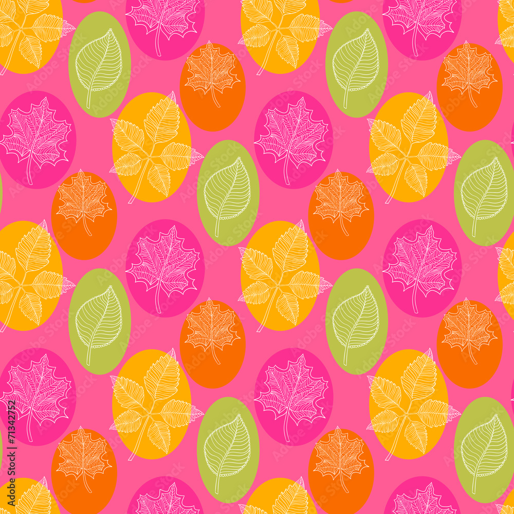 Autumn leaf.Seamless pattern Autumn leaf.Seamless pattern