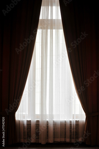 Big window curtain