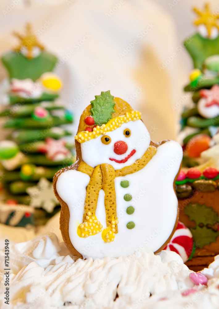 Fototapeta premium Gingerbread Christmas decoration