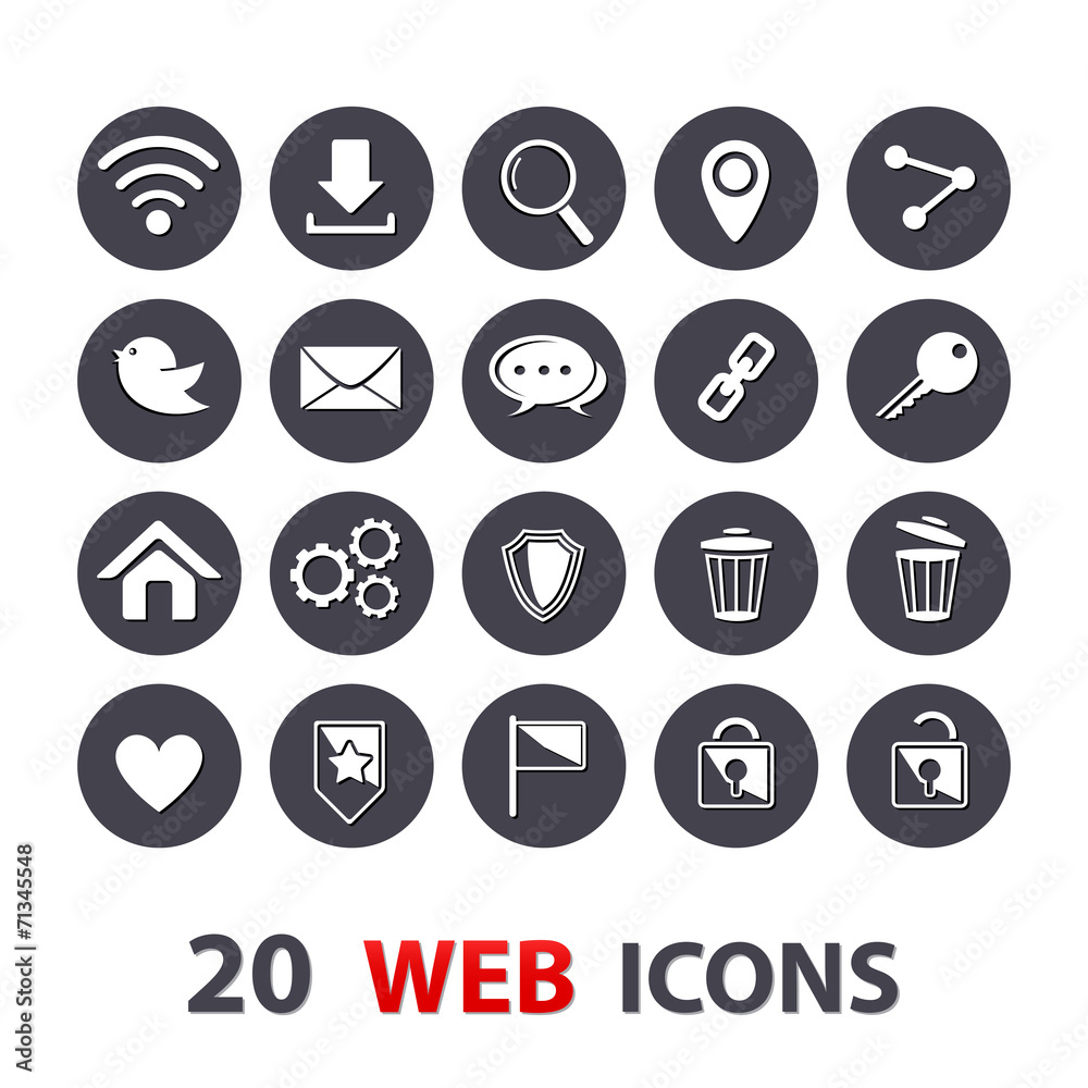 Web icons Web icons