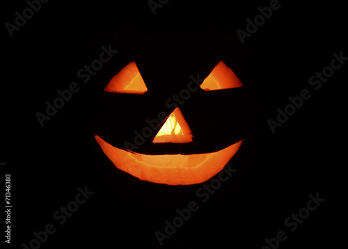 Halloween jack-o-lantern pumpkin