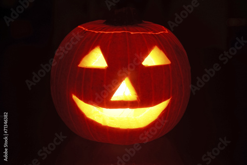 Halloween jack-o-lantern pumpkin