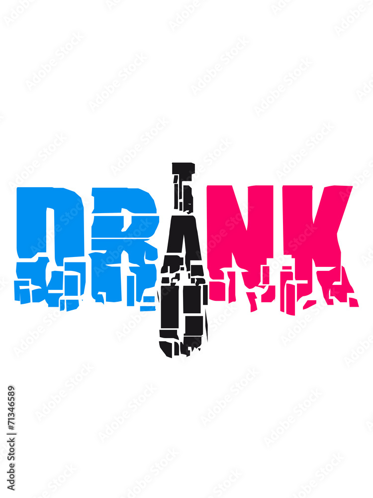 Drink Drank Drunk Party Design