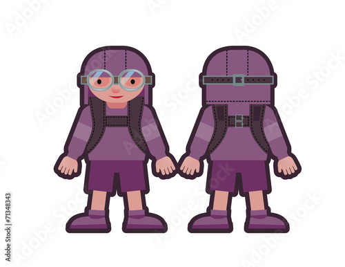 Handicraft parachutist