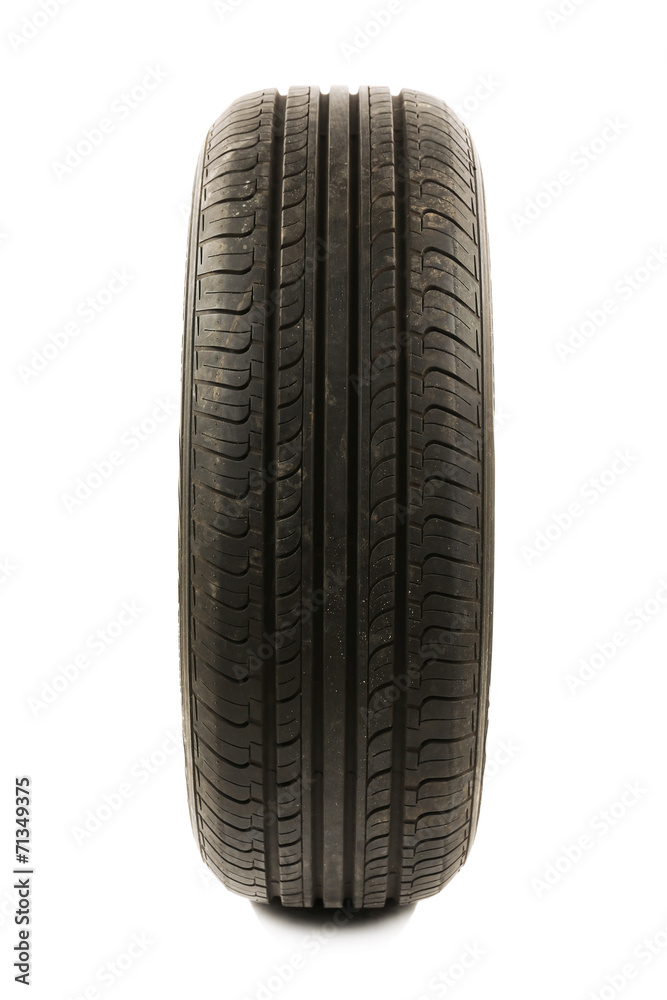Tyre isolated on white Tyre isolated on white