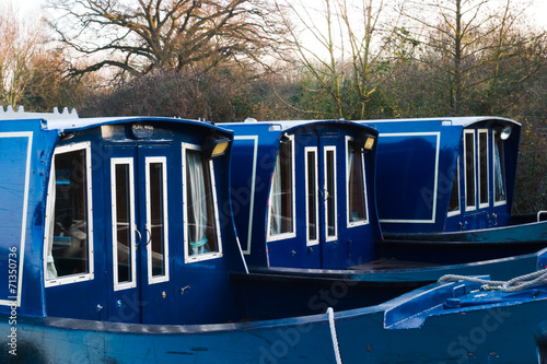 Foto Narrow Boats, Kennet Canal, UK