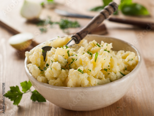 Photography mashed potatoes