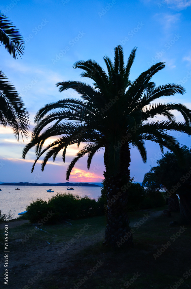 Obraz premium Beautiful sunset