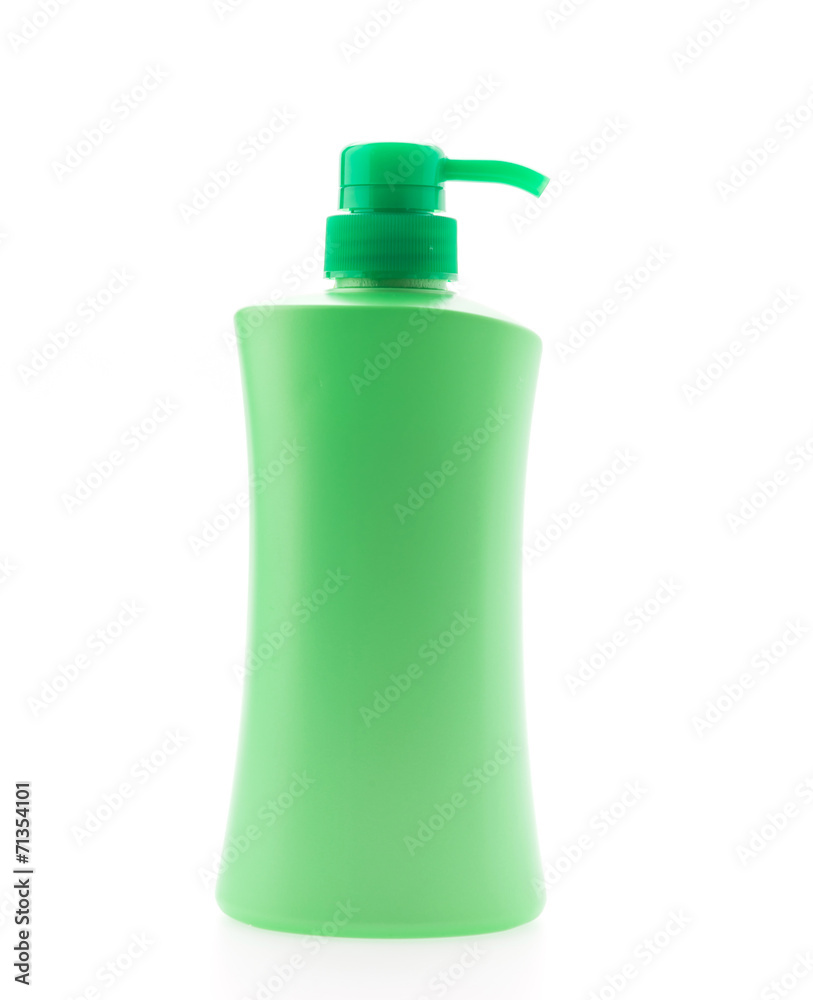 Bottle lotion isolated on white Bottle lotion isolated on white