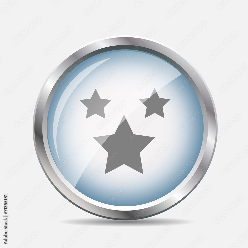 Favourites Glossy Icon Vector Illustration Favourites Glossy Icon Vector Illustration