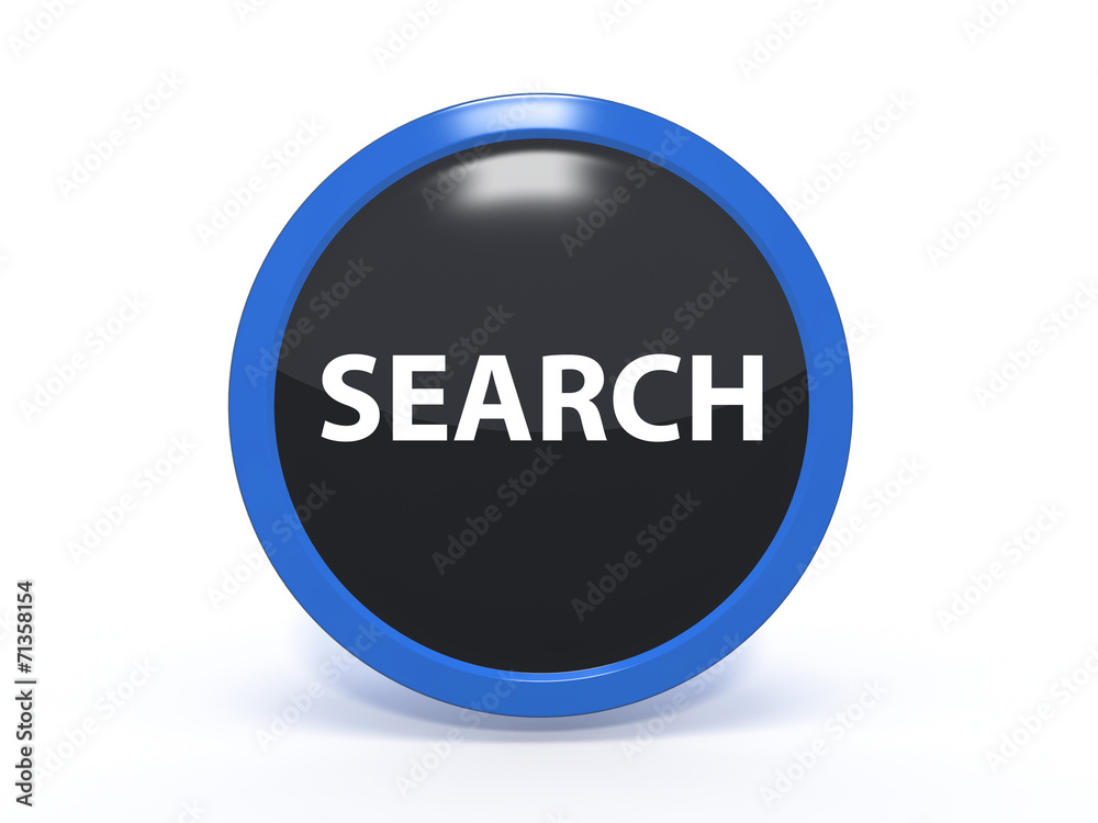 search circular icon on white background search circular icon on white background