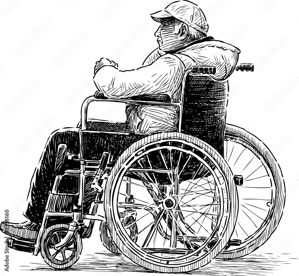 man in wheelchair man in wheelchair